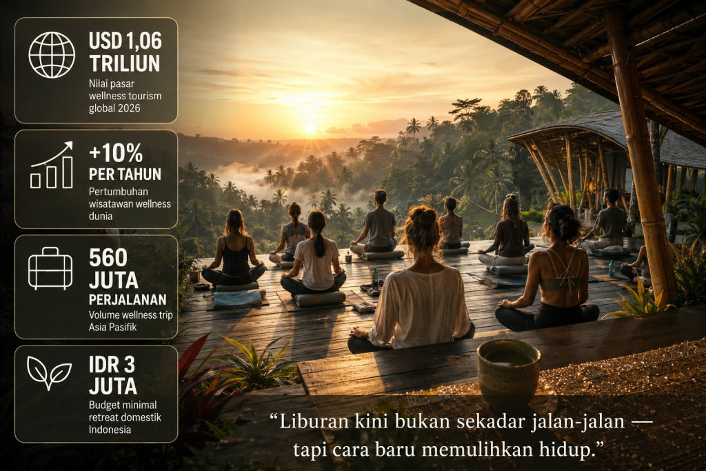 Jangan Ketinggalan, Jutaan Orang Pilih Wellness Tourism 2026