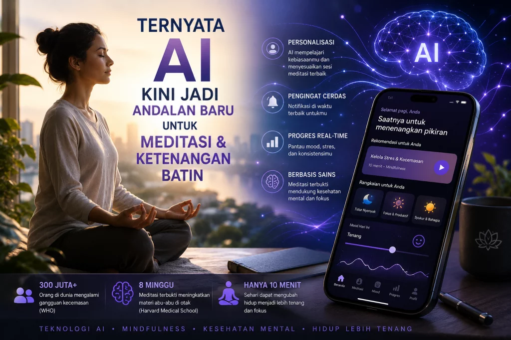 Ternyata AI Kini Jadi Andalan Baru untuk Meditasi dan Ketenangan Batin