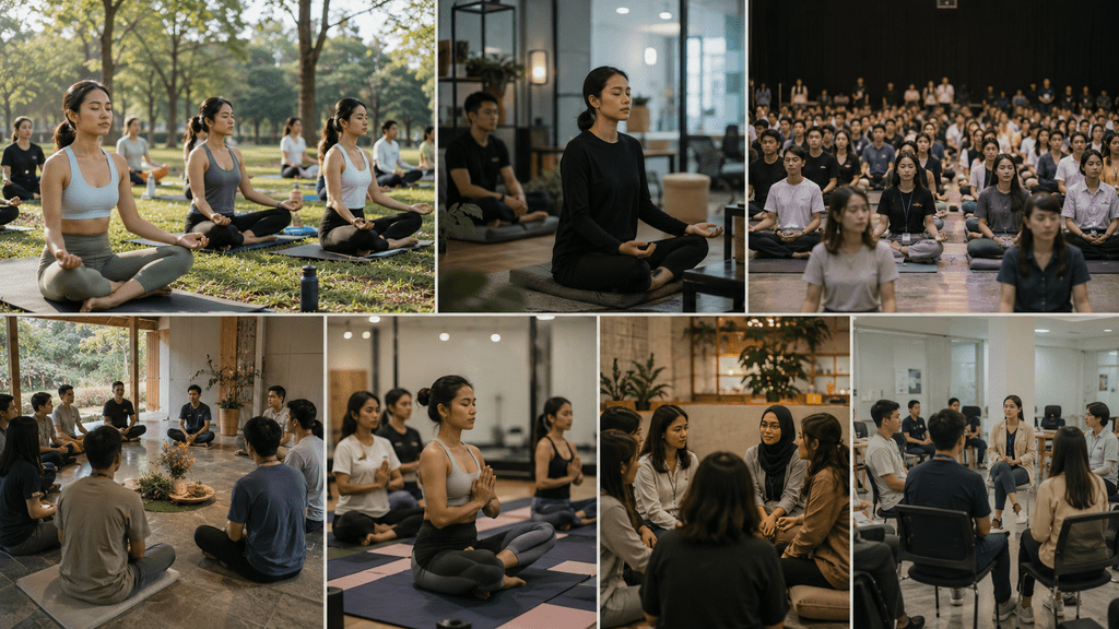 Berbagai bentuk meditasi komunitas di Indonesia