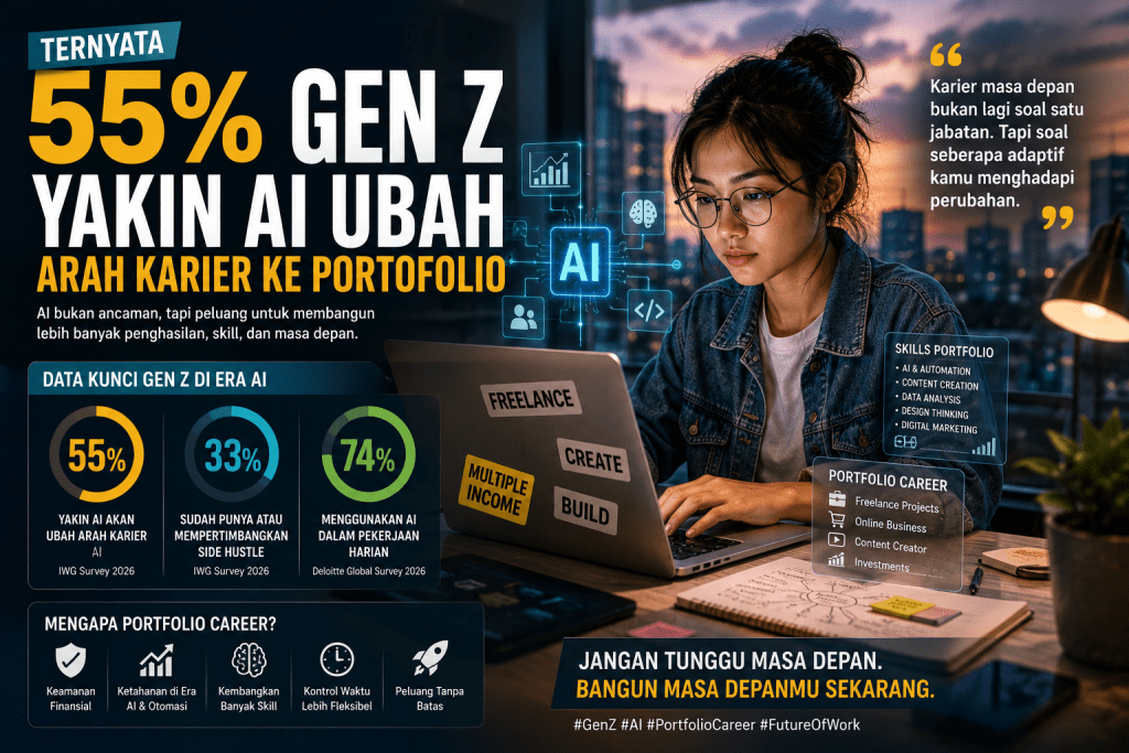 Ternyata 55 Persen Gen Z Yakin AI Ubah Arah Karier ke Portofolio