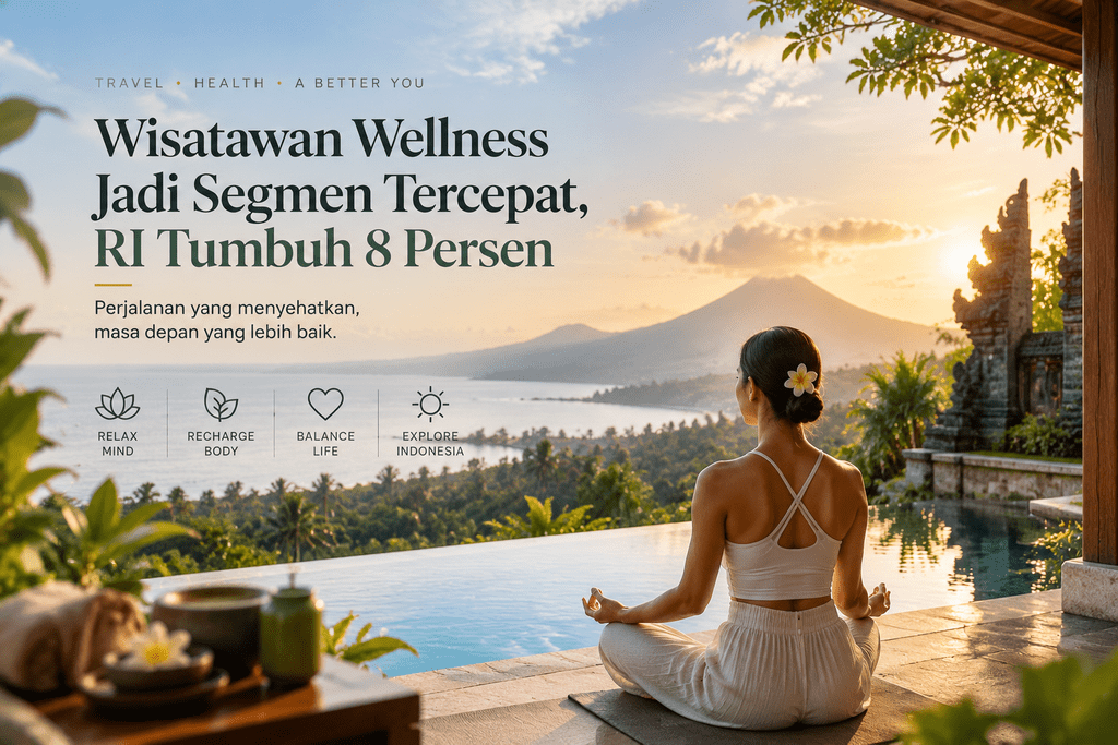 Wisatawan Wellness Jadi Segmen Tercepat, RI Tumbuh 8 Persen