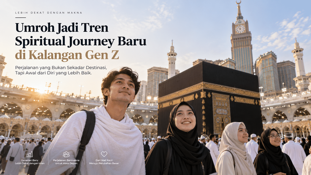 Umroh Jadi Tren Spiritual Journey Baru di Kalangan Gen Z
