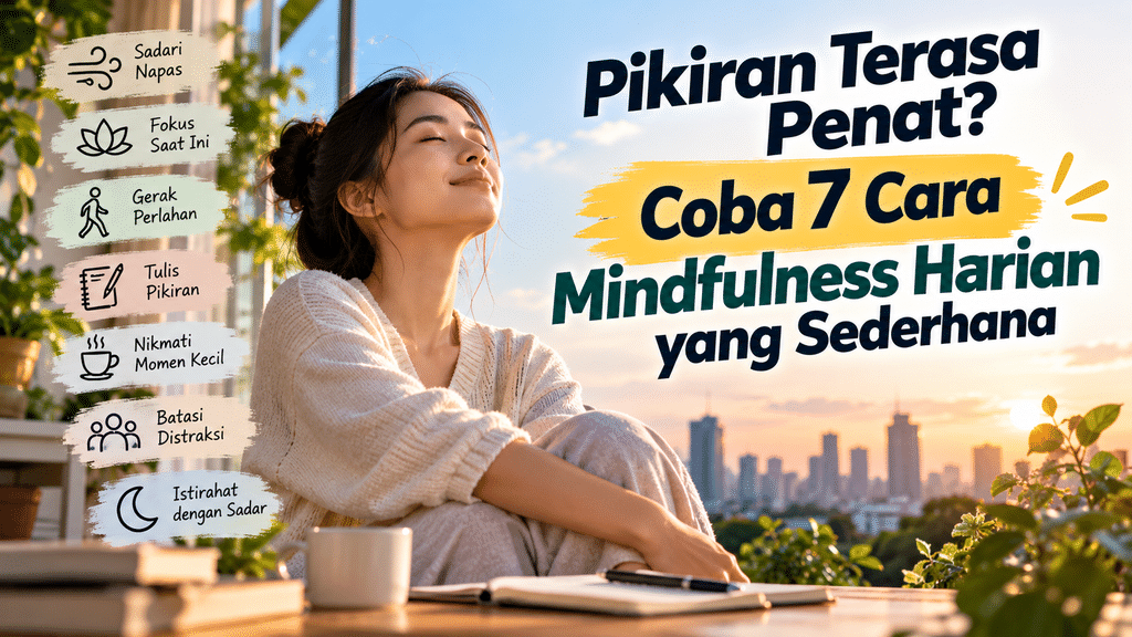 Pikiran Terasa Penat, Coba 7 Cara Mindfulness Harian yang Sederhana